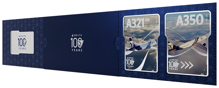 Onboard cards using aircraft and livery renderings