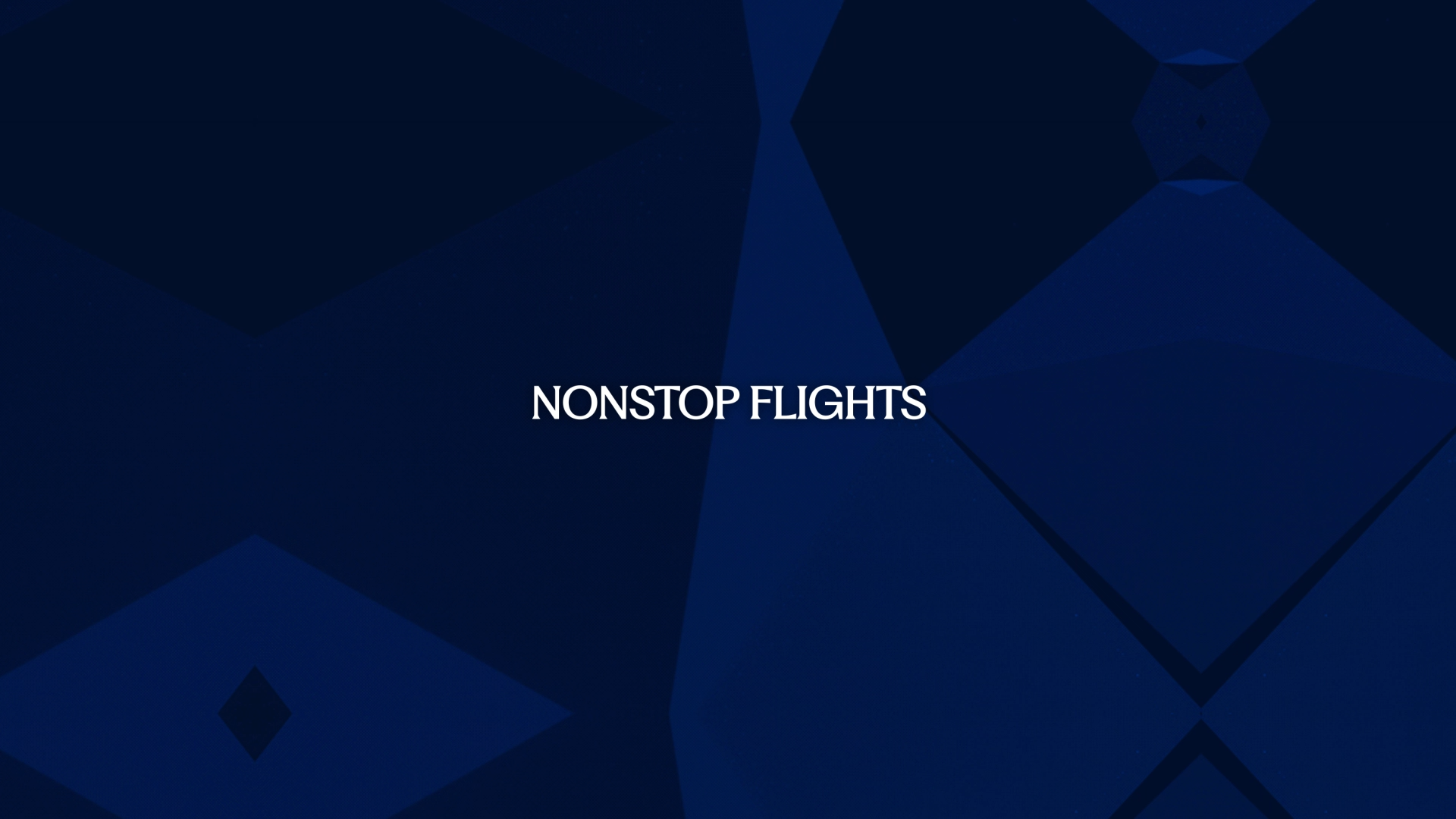 Amplify sponsorship motion treatment using a dark blue geometric background